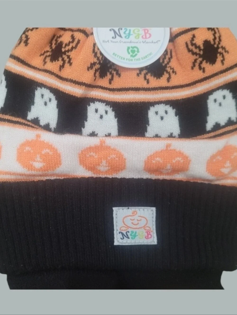 NYGBkids Unisex Baby Halloween Hat & Socks Set